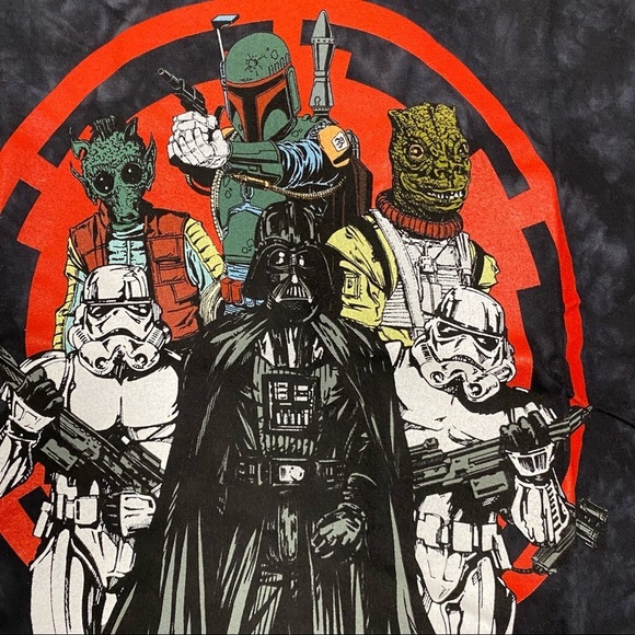 Star Wars Lord Vader Rising Galactic Tour Shirt Large Black Red Empire - Picture 4 of 10